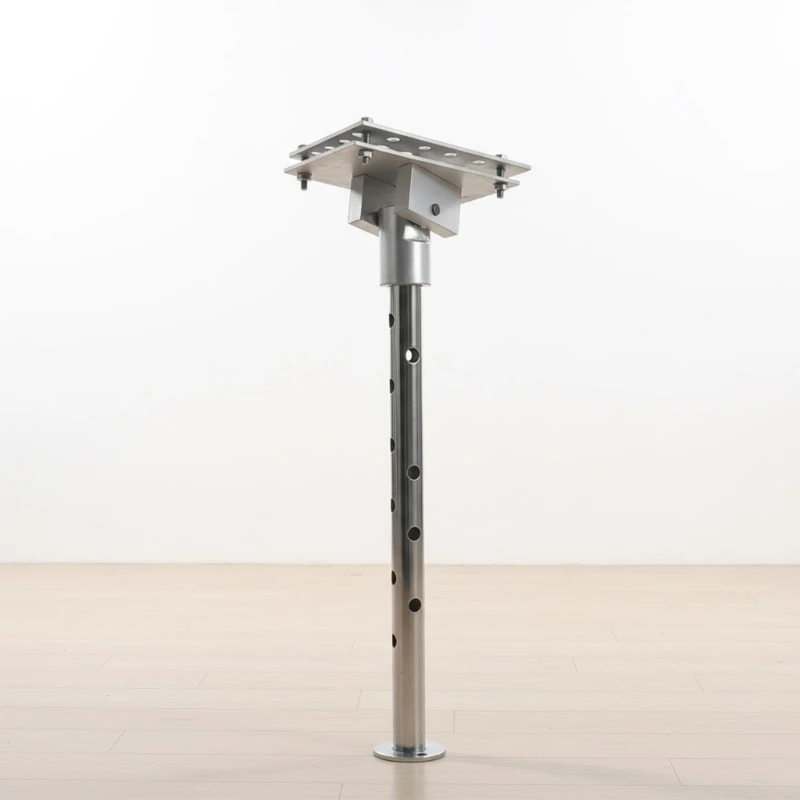 Support poteaux danse Type lourd, Installation Simple, capacité poids élevée, perçage coudé, Surfaces antidérapantes