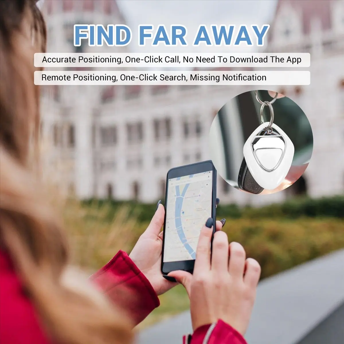 

ABKM для iTag: предотвращение потери, альтернатива Apple AirTag, глобальное отслеживание, локатор для безопасности домашних животных, белый