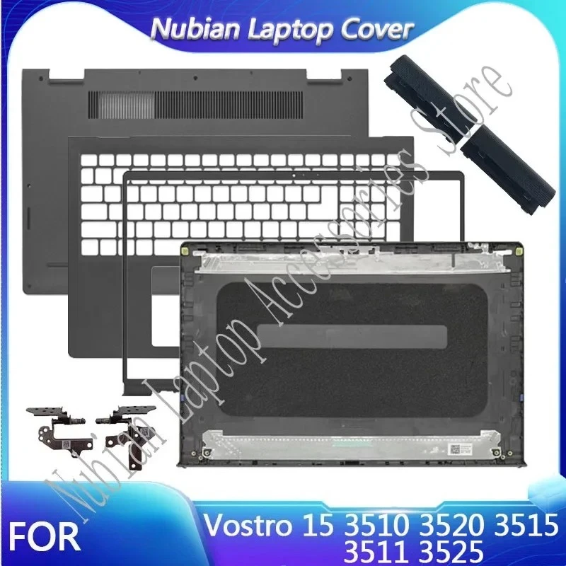 New For Vostro 15 3510 3511 3515 3520 3525 Laptop LCD Back Cover/Front Panel/Pad Keyboard/Bottom Cover/Hinge/Axle Cover