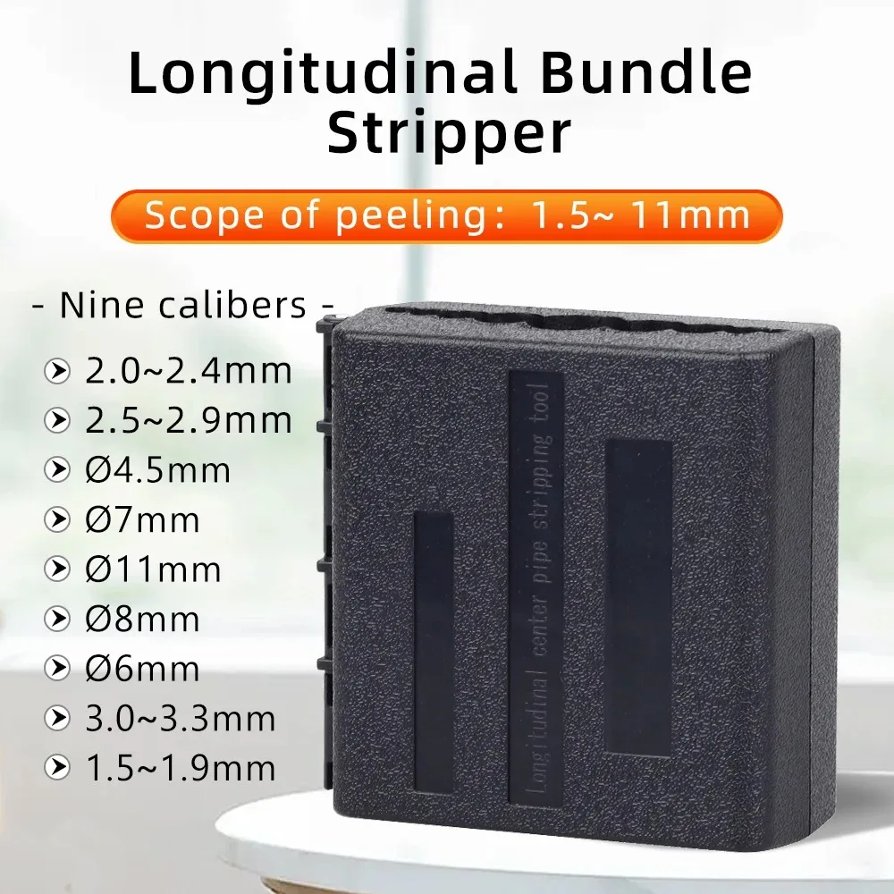 GUXITEK Fiber Cluster Loose Tube Cable Jacket Slitter Longitudinal Beam Tube Stripper FTTH Fiber Optic Tool