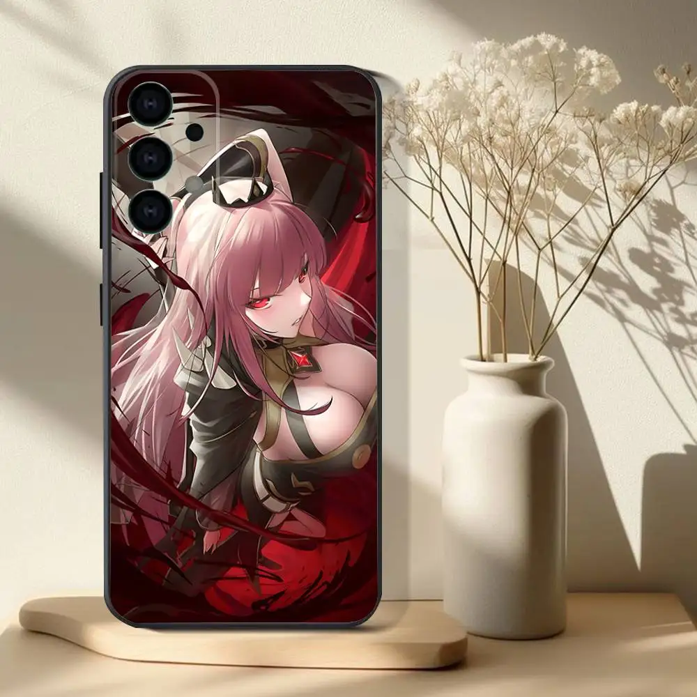 M-Mori H-Hololive Calliope Phone Case For Samsung S 25,24,23,22,30,21,10,9,Ultra,Plus,Lite,FE,4,5G Black Soft Case #3