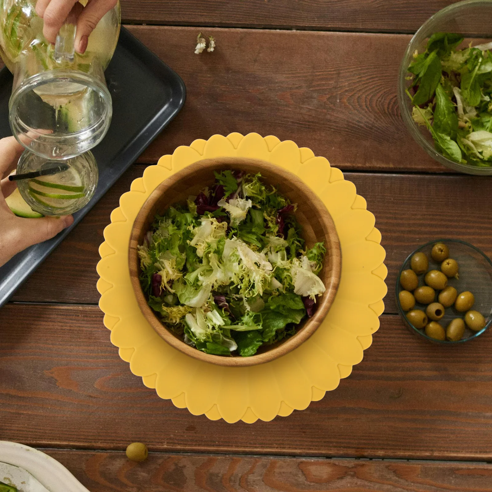 

Silicone Coaster Heat Resistant Non-Slip Drink Coasters For Kitchen Tabletop Desktop Insulation Mat Cup Pad Bowl Holder