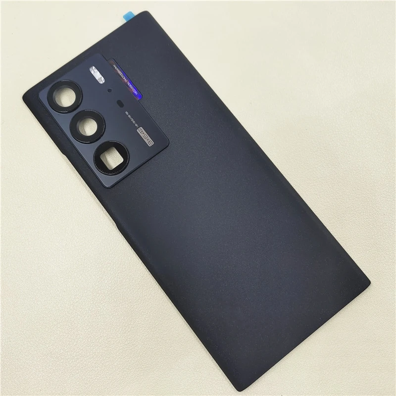 Glass Back Battery Cover for ZTE Axon 40 Ultra Housing Lid Rear Door Case with Camera Frame Lens