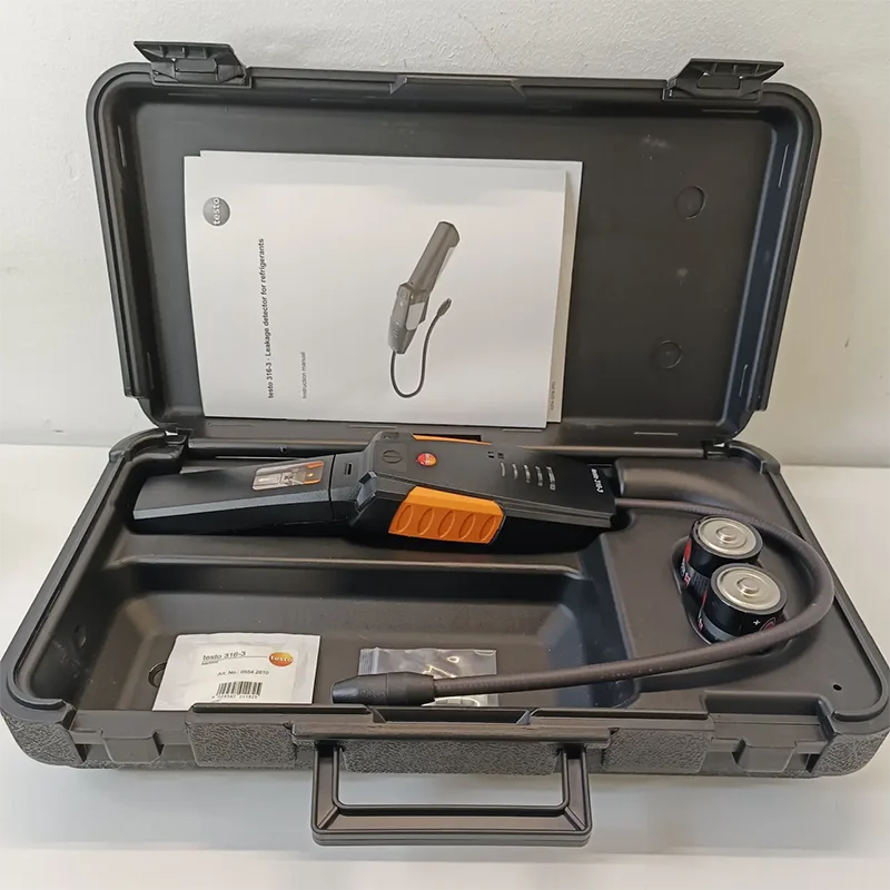 Detector de fugas de refrigerante portátil Testo 316-3 para 438A, CFC, HCFC, HFC, R134a, R-22, R-404A, R-410A, R-507