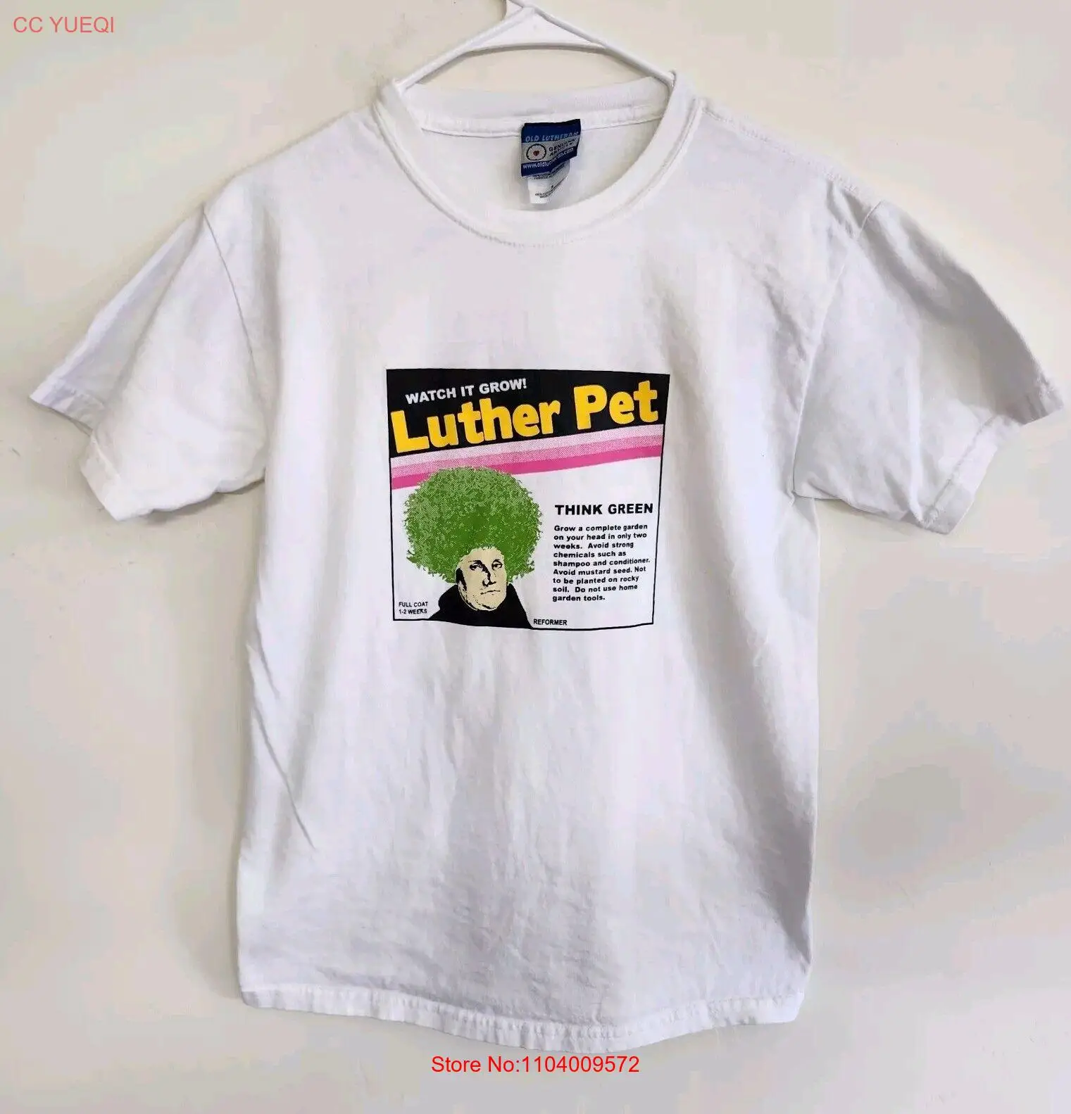 Old Lutheran Genuine Article Luther Pet Short Sleeve T-shirt Adult Small 0965