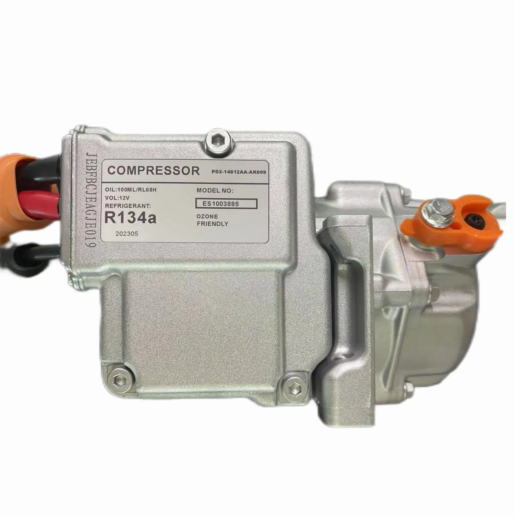 ACTECmax New R134a Electric Vehicle AC Compressor AC.100.3885 Auto 12V Electric AC Compressor for Car 3 Gear for Air Conditioner
