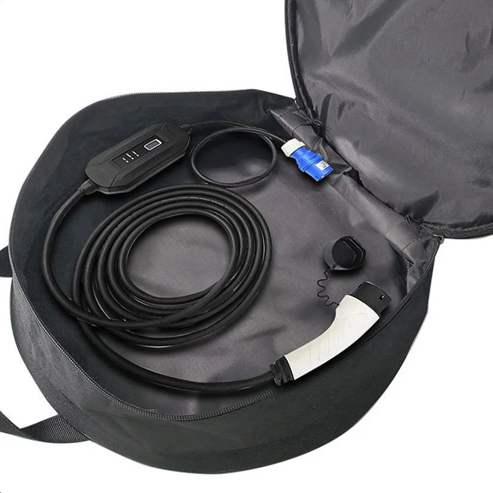 Tool Bag Large Capacity Portable Storage For Cable Cord Charging Accessories Heavy Duty Oxford Cloth Automotive Maintenance