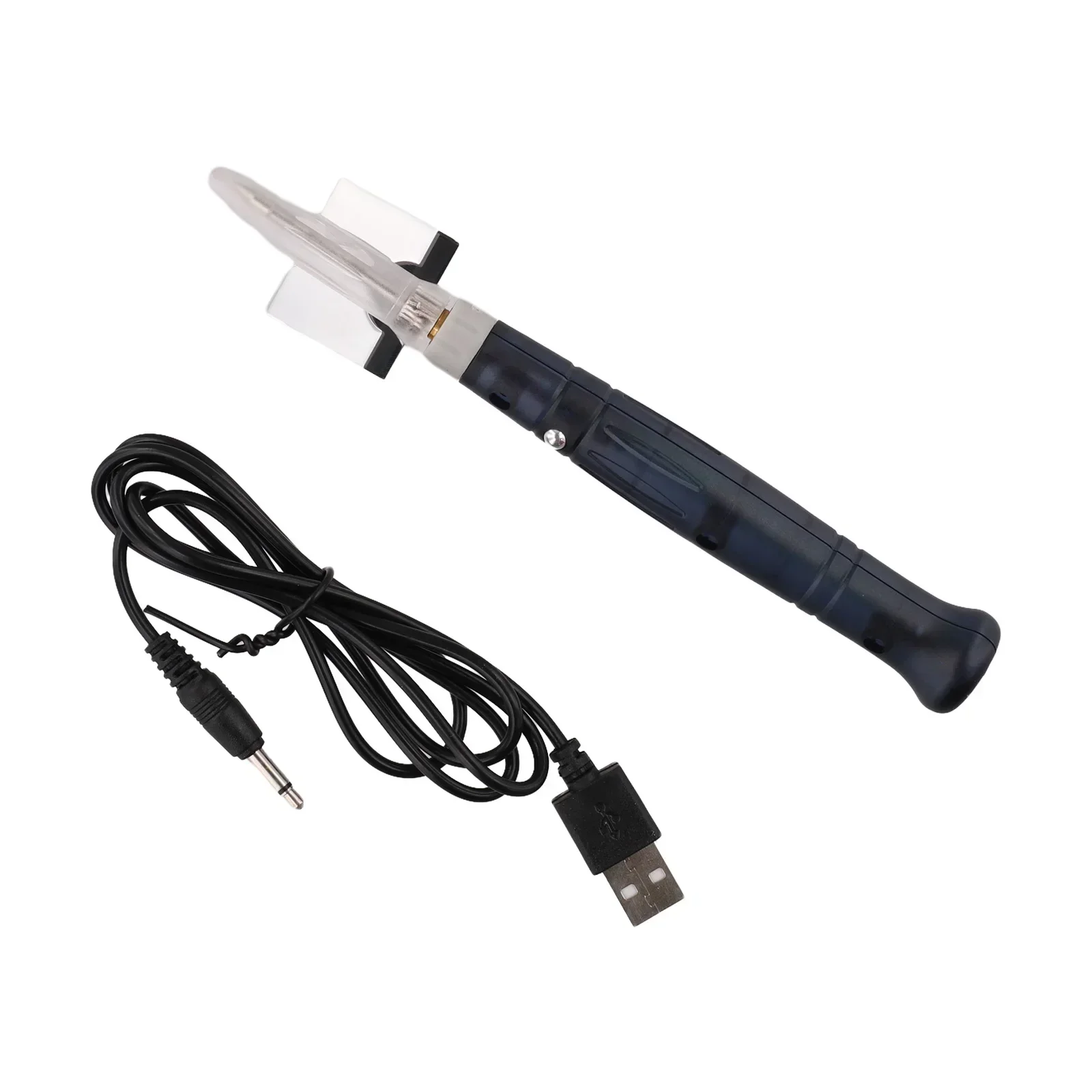 Portable 5V 8W USB Powered Electric Soldering Iron with Fast Heating Push Button Switch for Electronics Repair and Assembly Work