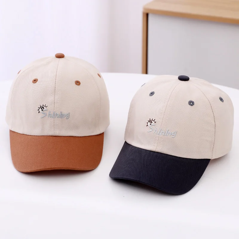 Embroidered Letter Baby Baseball Cap for Boys Girls Spring Autumn Kids Caps Outdoor Travel Casual Children Accessories 2-6Y