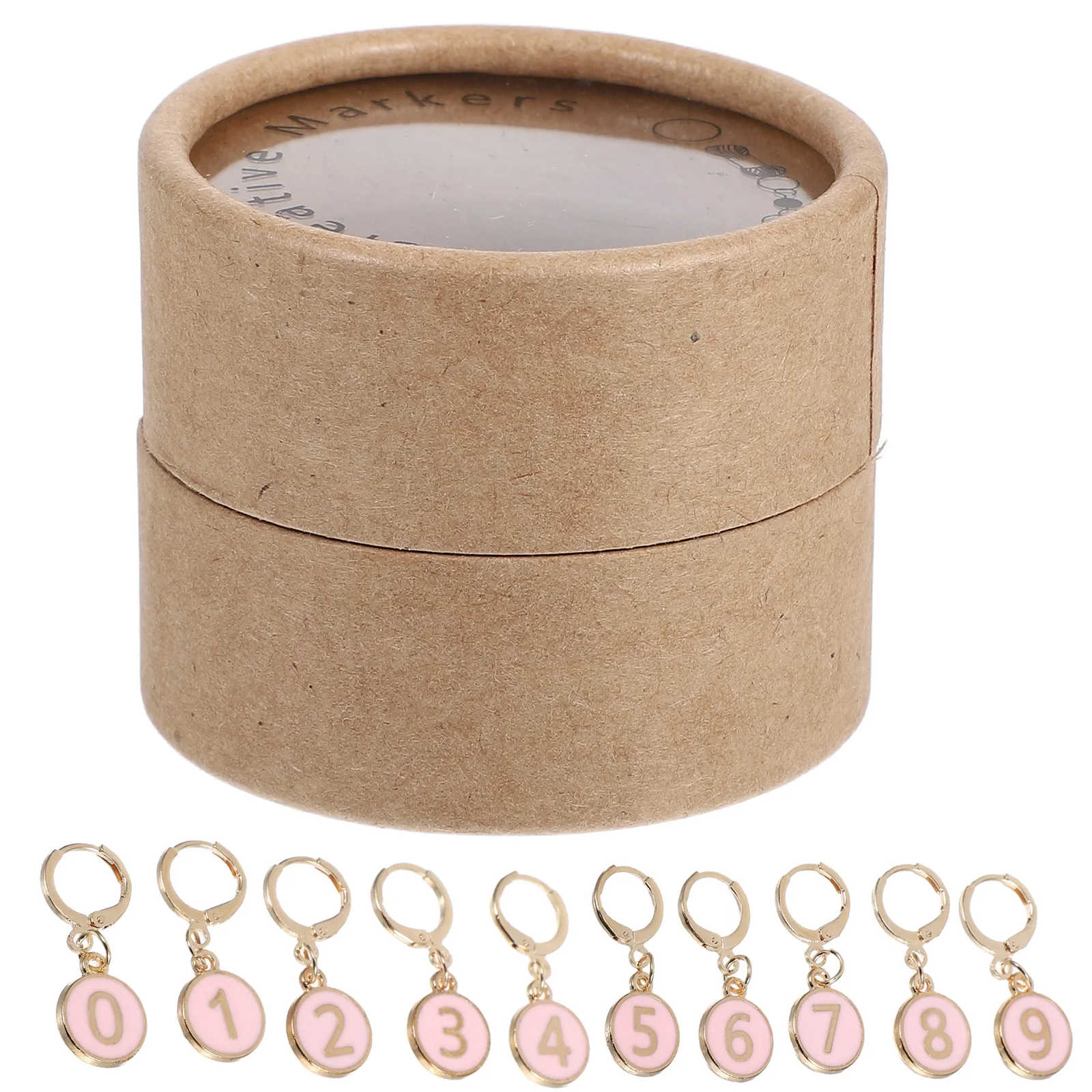 

1 Set Knitting Crochet Stitch Markers Holder Small Marking Pins Zinc Alloy Row Counter Tool For Sweaters Scarves Diy Weaving