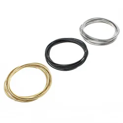 Metal Stainless Steel Waterproof Jewelry Unisex Gift Classic Guitar String Annular Charm Exquisite Spring Expandable Bracelets