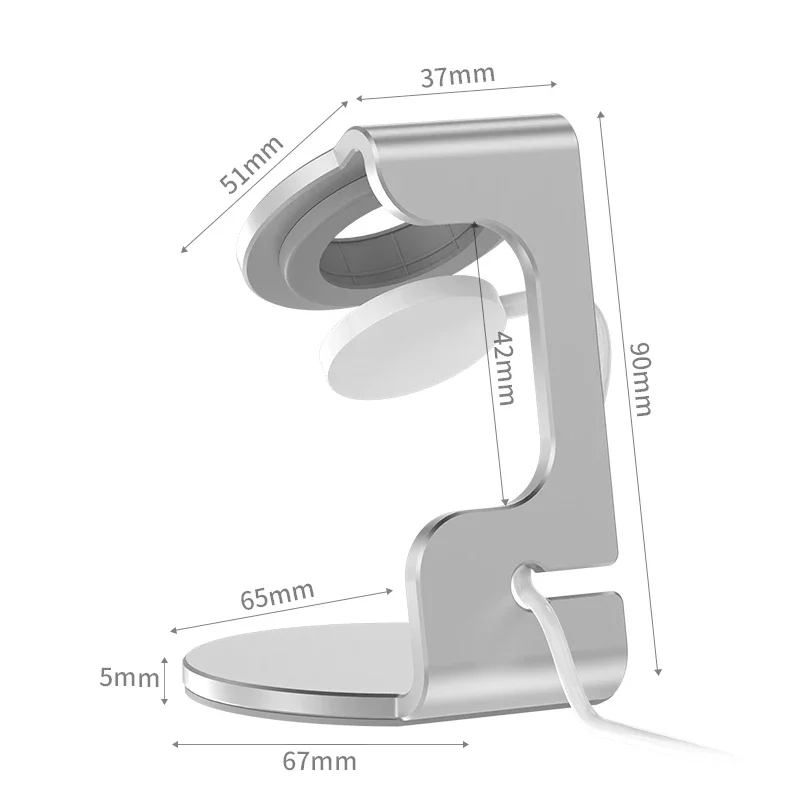 حامل شحن قاعدة شاحن من الألومنيوم لساعة أبل حامل سلسلة Ultra 1 2 10 9 8 Ultra 7 6 5 SE 4