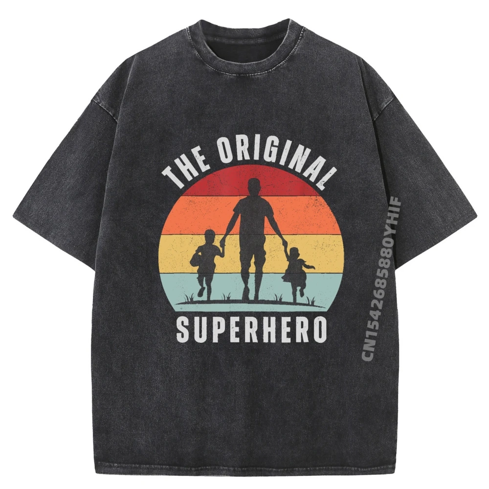

Оригинальные футболки с изображением супергероя «Отец — день» для взрослых, аниме, футболка с графическим рисунком, топы с потертым принтом