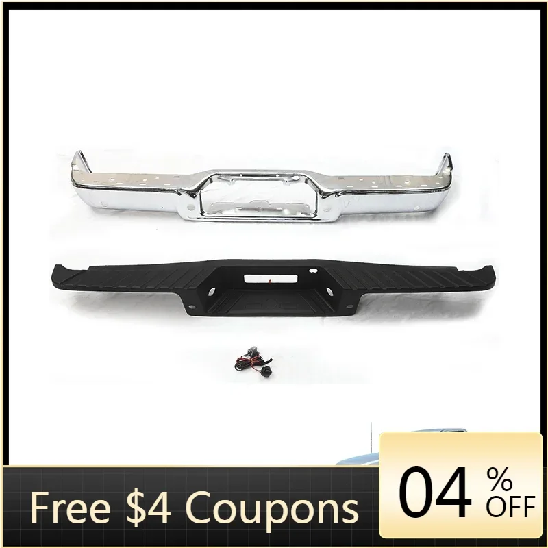 

BR 2023 Custom American Truck Top Selling Chrom Color Iron And Plastic 4x4 Rear Bumper For Ford F150 2004-2006