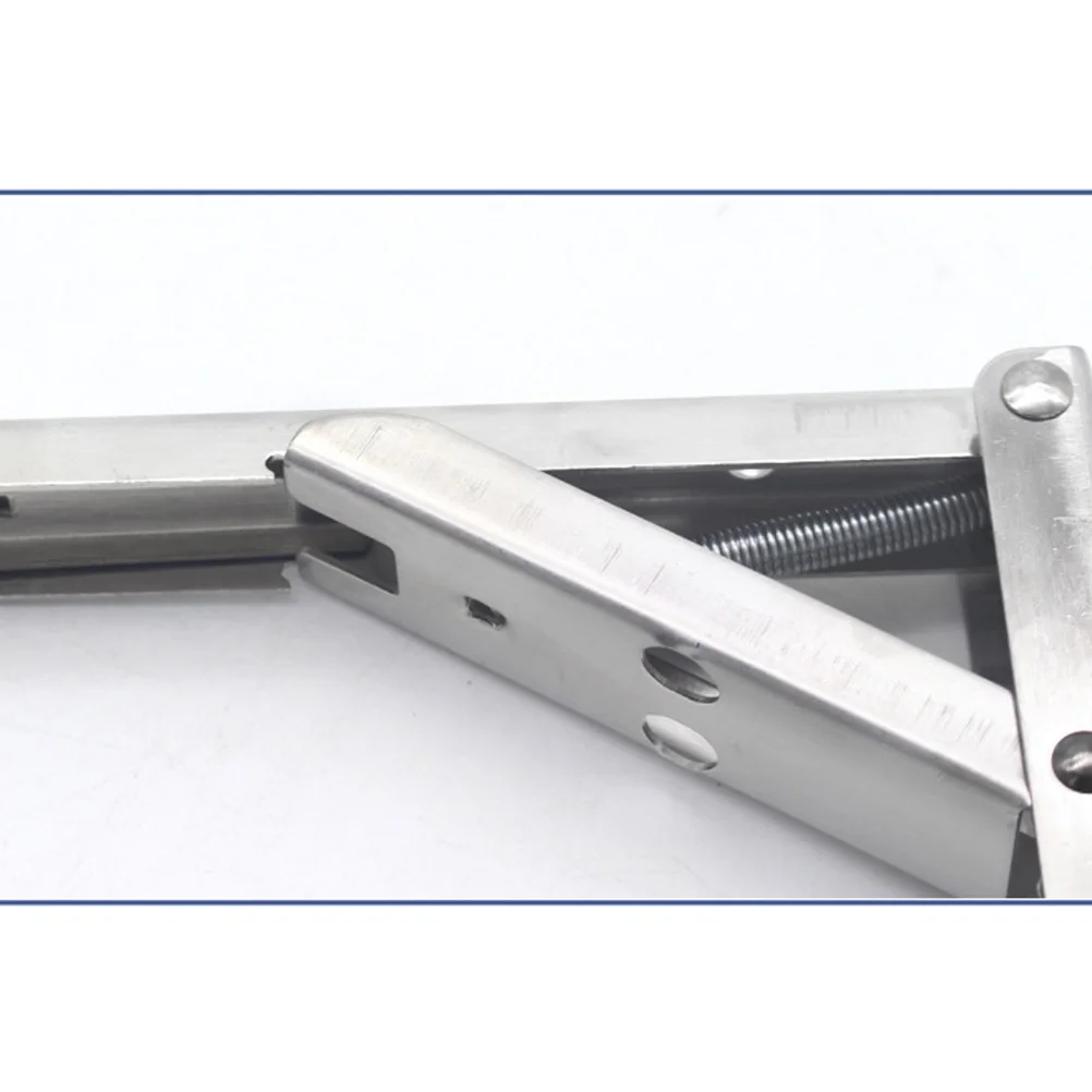 2 قطعة رف من الفولاذ المقاوم للصدأ قوس طوي دعم الحائط 14 بوصة رف الكتب المنزلية مخزن رف السلع