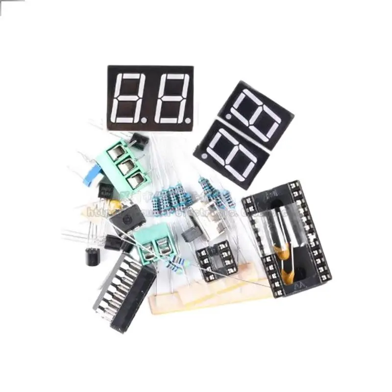 Digital Millivolt Meter DIY Production Kit AD Conversion Welding Parts Electrician and Electronic Skills Teaching and Training