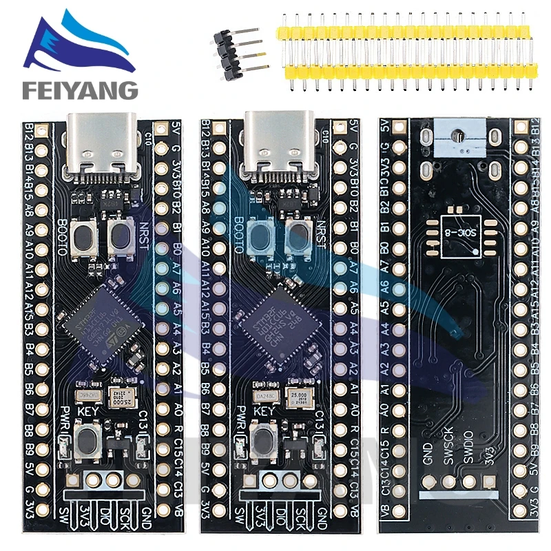 STM32F401 Development Board V3.0 STM32F401CCU6 STM32F411CEU6 STM32F4 Learning Board 84Mhz 96KB RAM 512KB/100Mhz 128KB RAM 512KB