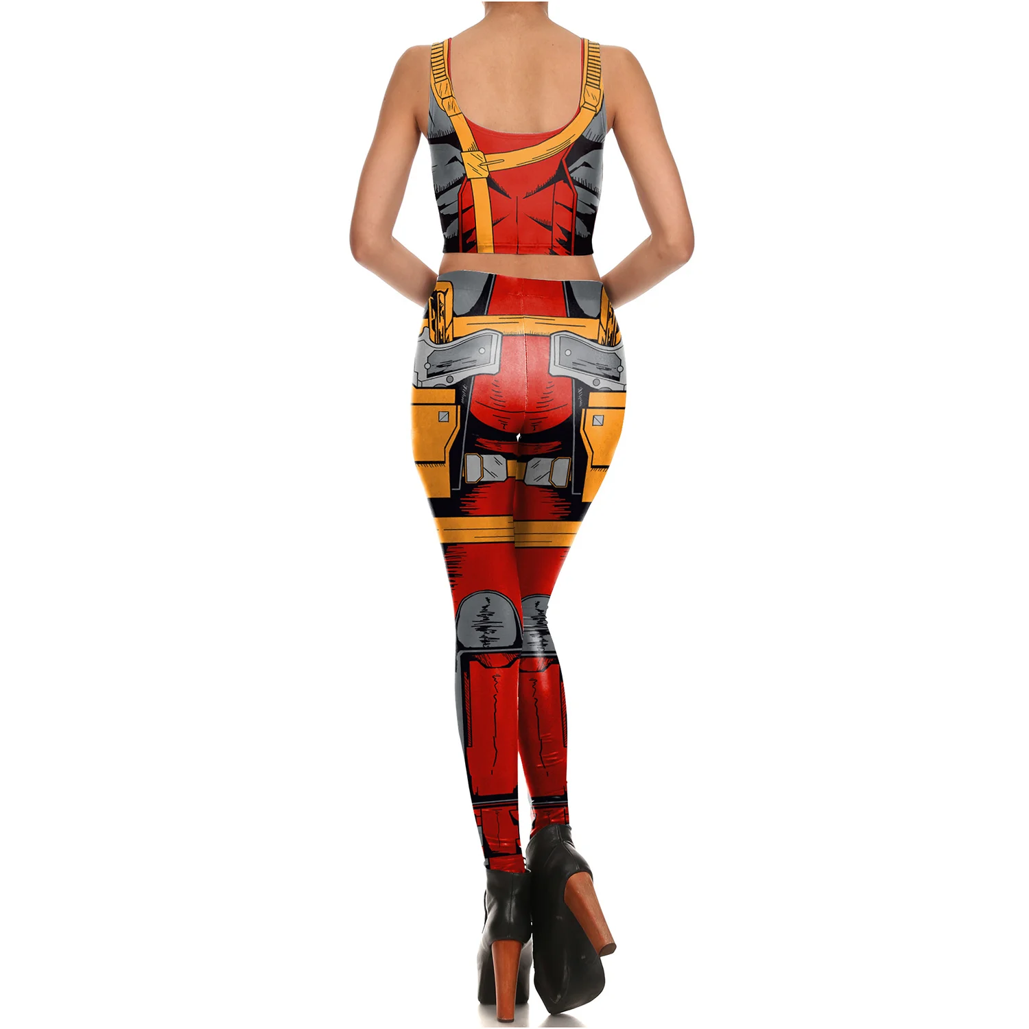 Sports Pants With Sexy Lines Lifting Buttocks Leggings Tight Pants Women's High Waisted Elastic Fitness Pants Running Yoga Pants