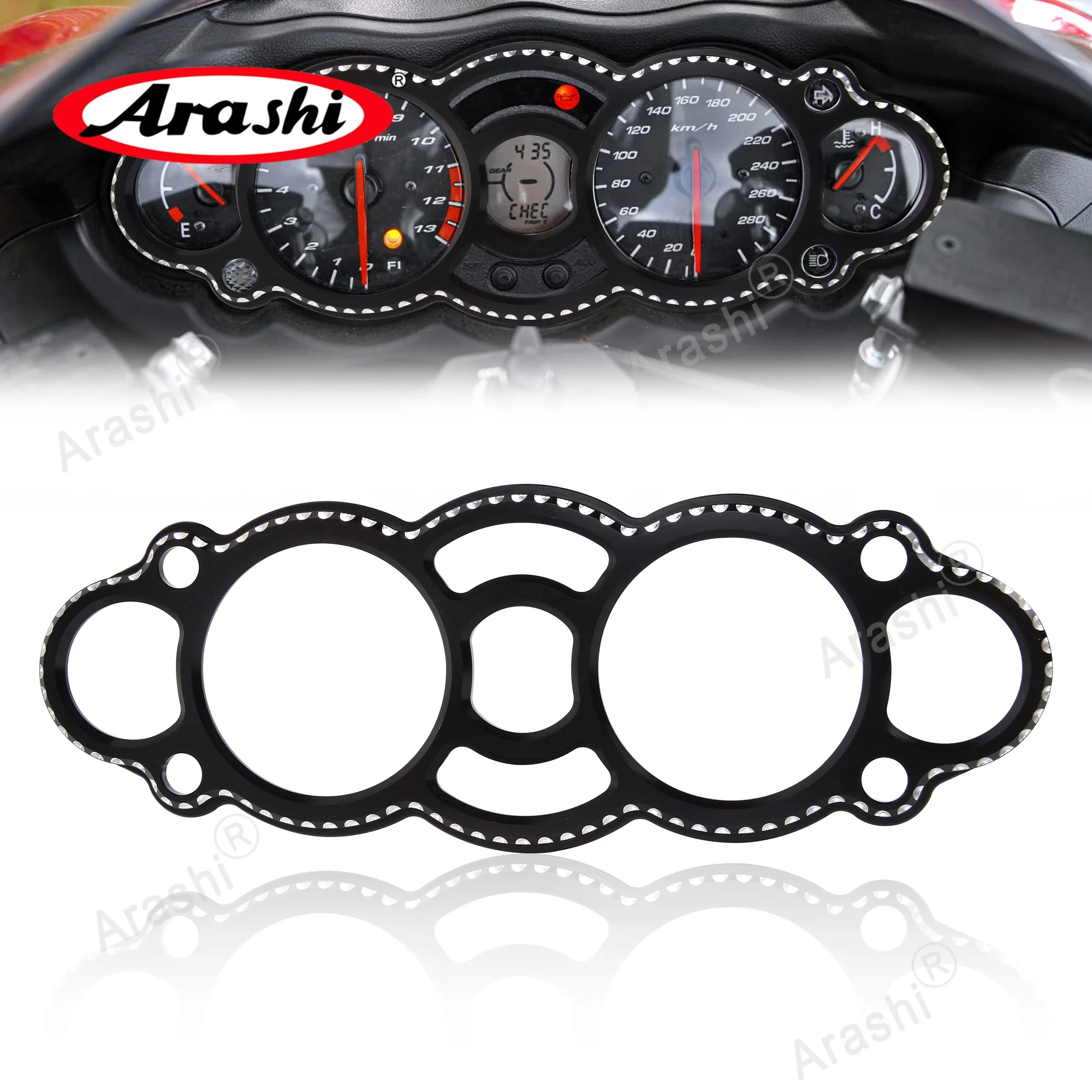 

Arashi Speedometer Cover Case For SUZUKI HAYABUSA Gen 3 GSXR1300 2021 2022 2023 2024 202 Guard Frame GSX-R GSXR 1300