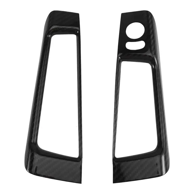 

AT92-Carbon Fiber Sticker For Fiat 500 Abarth 595 695 2008-2024 LHD Car Rearview Mirror- Real Hard Dry Design