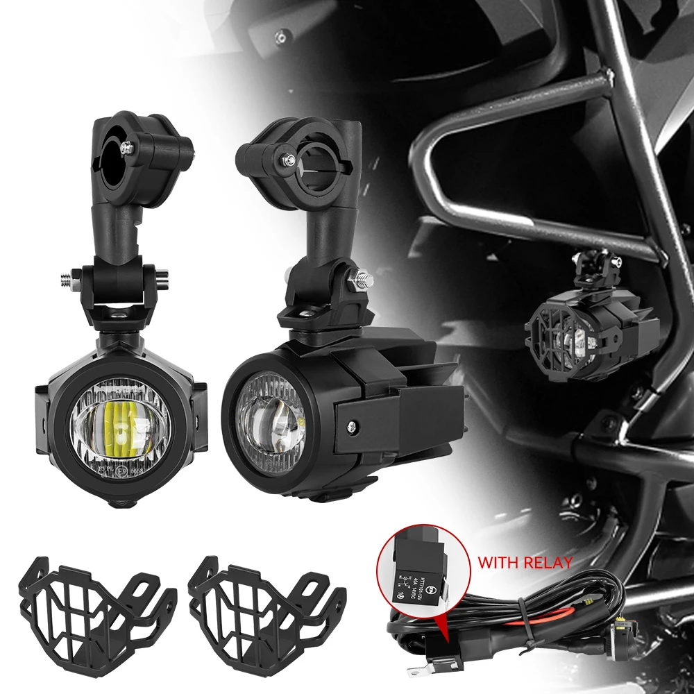 

Противотуманные фары для мотоцикла, вспомогательные фары для BMW R1200GS F800GS F700GS F650 K1600, универсальный мотоцикл, светодиодный точечный светильник в сборе