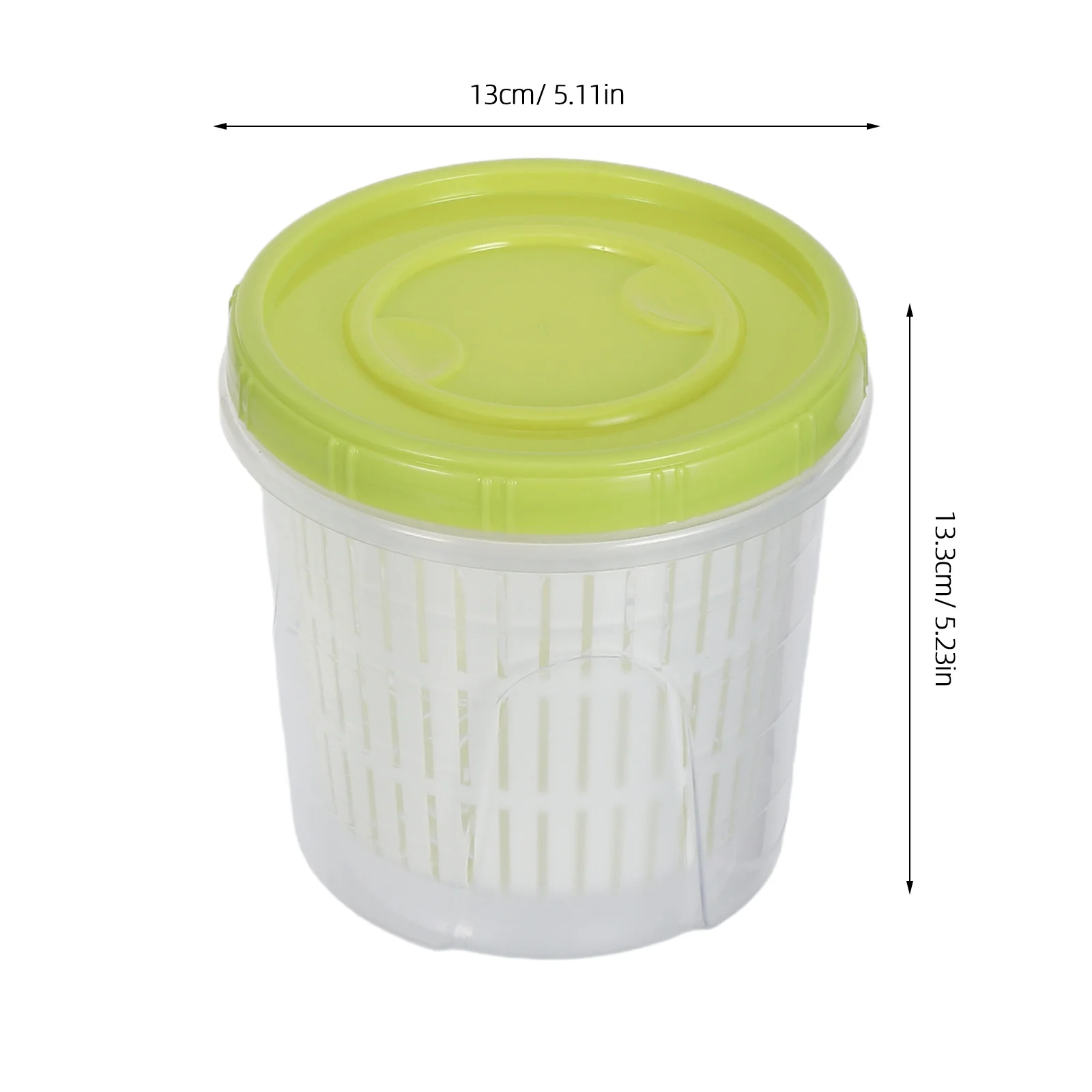 3 قطعة حاوية تخمير كيمتشي صندوق تخزين المخلل غطاء محكم شفاف مانع للتسرب حارس الخضار مع سلة استنزاف