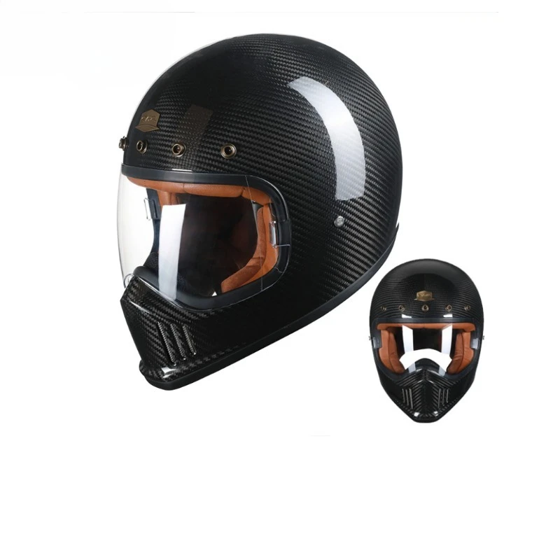 Airo Full Face Retro Motorcycle Helmet 3C Certified GSB Brand PP Plastic Wholesale