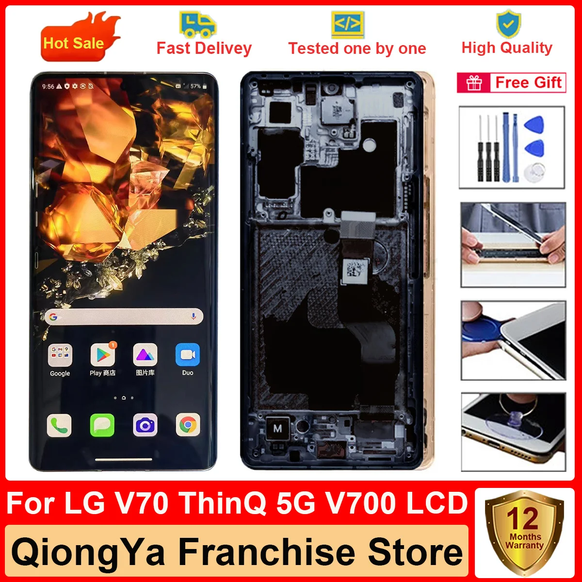 display-originale-nuovo-testato-da-65-per-lg-v70-thinq-5g-lm-v700-amoled-lcd-e-touch-screen-con-cornice-e-digitalizzatore-integrati