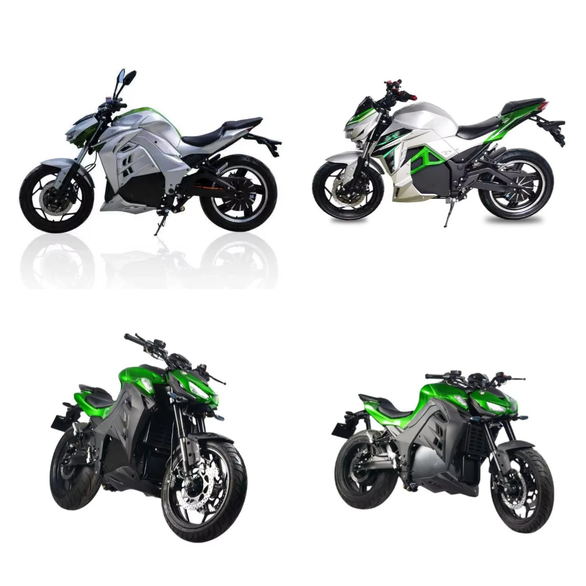 3000W Electric Motorcycle With Chain Motor 72V 80km Range 40A Lithium Battery For Adults