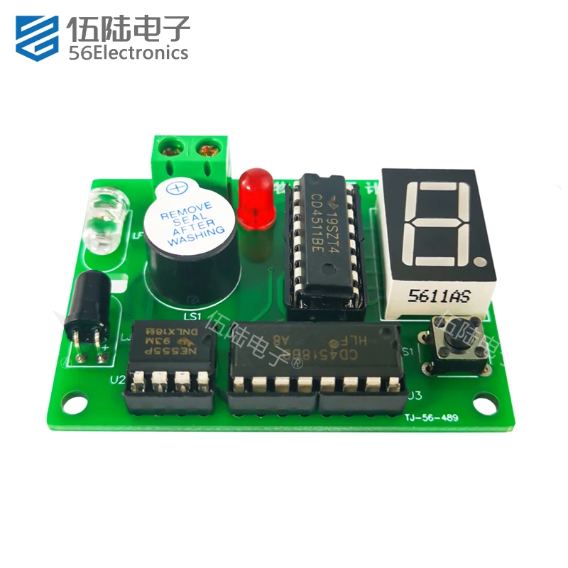 DIY Soldering Kit  Object Flow Counter Electronic Teaching Kit Circuit Assembly Parts for Experiment and Training