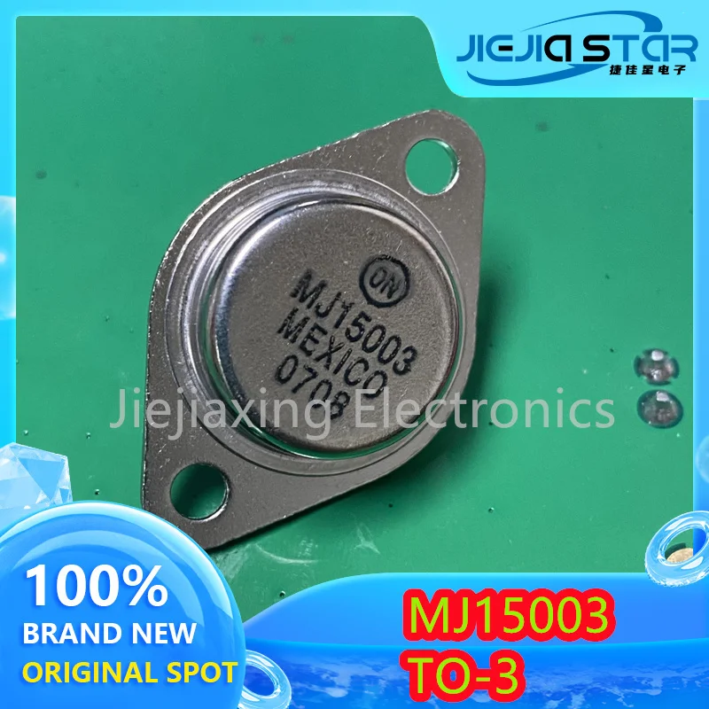 High Power Gold Seal to Tube Iron Cap, Imported, MJ15003G, MJ15004G, MJ15003, MJ15004, NPN, PNP, Brand New, 2 Pairs