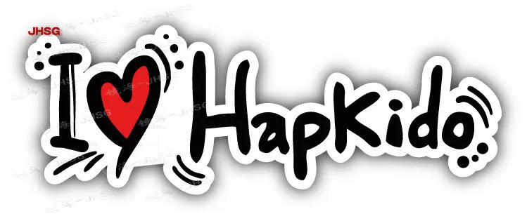 

I Love Hapkido Car Bumper Sticker Decal