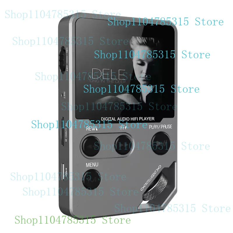 

C5 8GB Lossless Bluetooth MP3 Music Player, Zinc Alloy Body,Rotary Controls,Wireless Connection,FM Radio,Voice Recorder