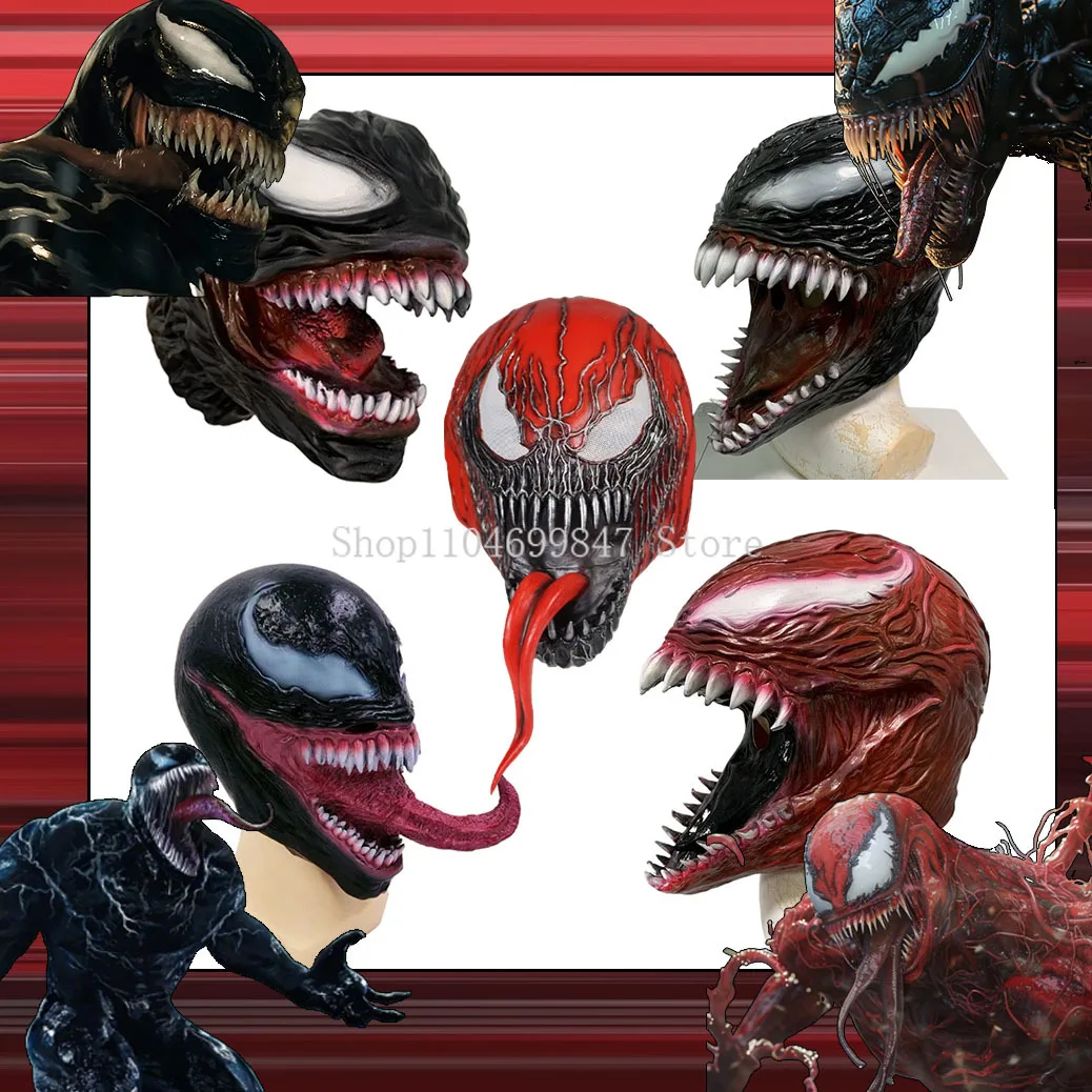 

Horror Monster Cosplay Mask Superhero Superhero Themed Party Head Cover Halloween Scary Party Prank Prop Long Tongue Latex Masks