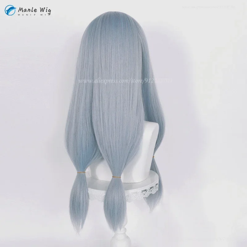 Anime Mahito Cosplay Wig Long Blue Grey Mahito Wigs Heat Resistant Synthetic Hair Halloween Party Wig Wig Cap image 4