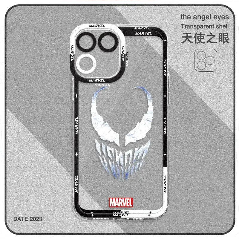 Angel Eye Case For Huawei Honor X8a 4G X8 5G 90 Lite X9a Clear Phone Cover Silicone Bumper Shell Marvel Superhero Venom Cool