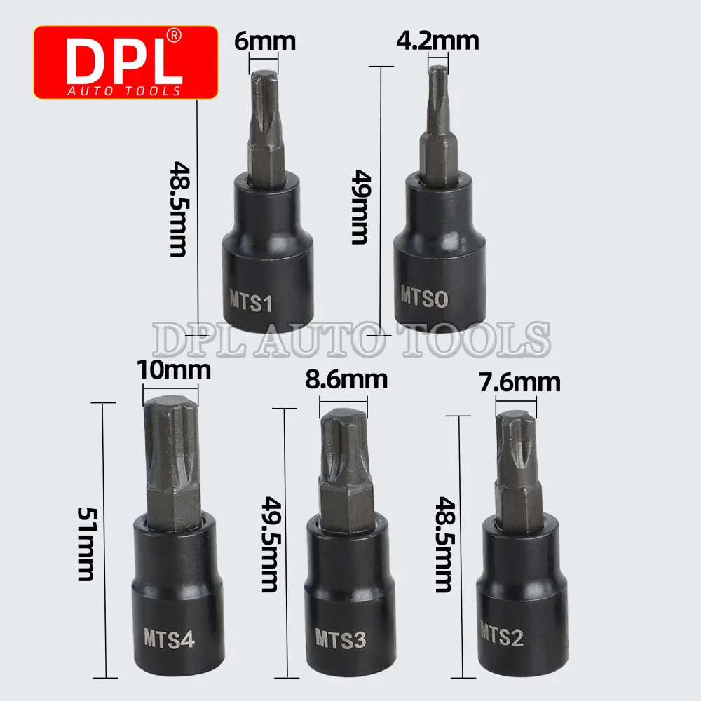 SPIRAL SOCKET BIT SET FITS MORTORQ FIXINGS ON JEEP BMW NISSAN FIAT GM 3/8\