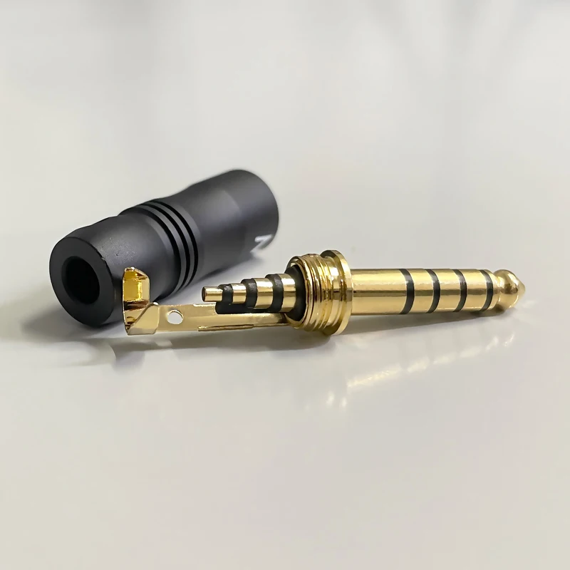 MPS Whale Balanced Jack Plug Connector Amplificador de fone de ouvido DAC 5 pólos balanceados Plug Amplificador de fone de ouvido DAC 6 8 4.4mm