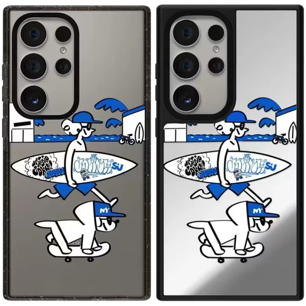 5031951 Mirror / Acrylic Magnetic Case: Compatible with Samsung Galaxy S23 U S24U S25 S26 Ultra S25+ S26 Plus Shell