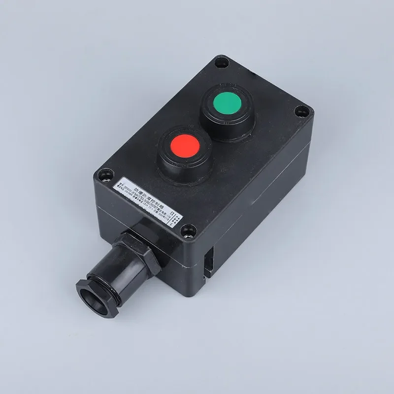Emergency Stop Start Switch Box - Explosion-Proof Anti-Corrosion Plastic Wiring Three-Proof Operation Column Controller