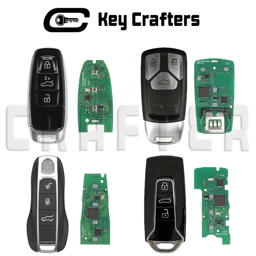 Crafters KEYDIY OEM Solution 5M CHIP 434MHz Smart Car Key PCB For Porsche Cayenne Panamera AUDI A6 Q5 VW Touareg MLB-08/19/26/65 view 4