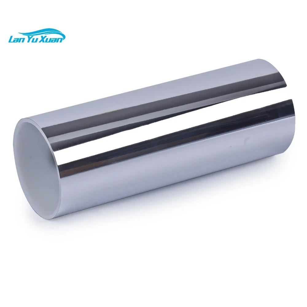 1.52*17m Color Changing Film Chrome Silver Car Wrap Vinyl Mirror Vehicle Wrapping Car Stickers