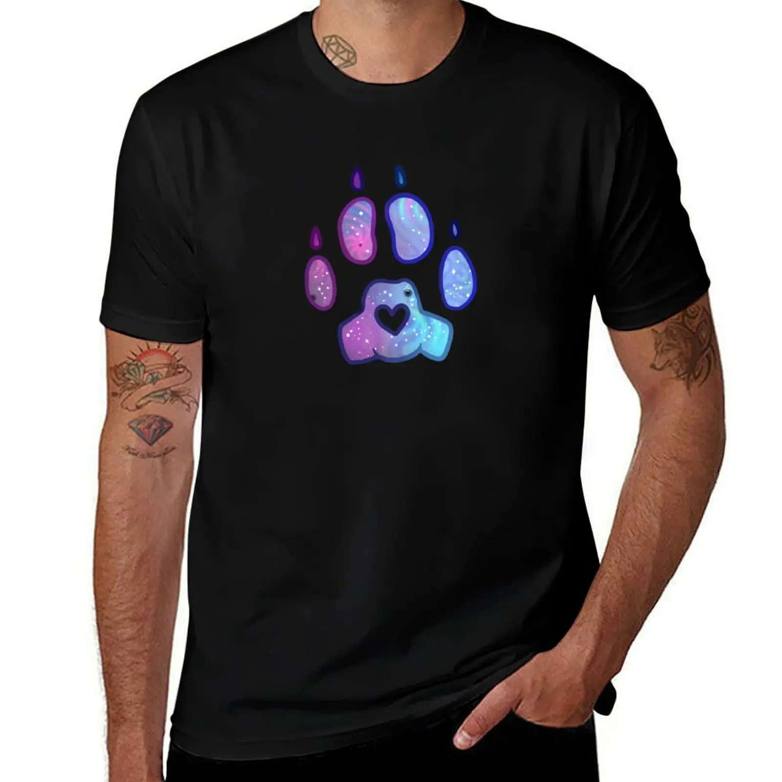 

They've Got the Universe In Their Paws T-Shirt Aesthetic clothing funny shirt cotton street wear summer top mens tall t shirts