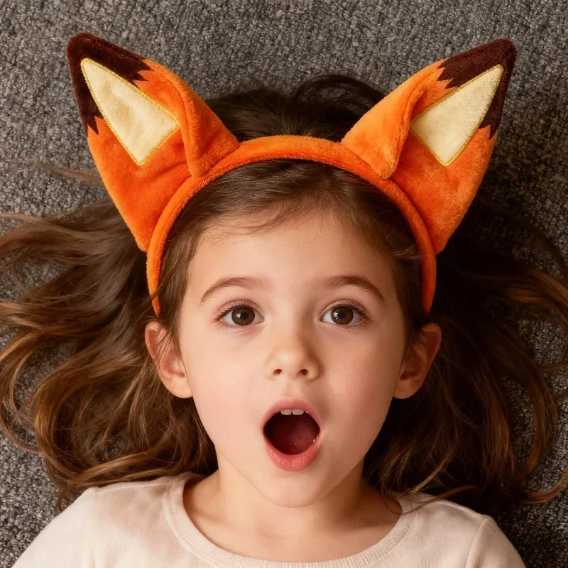 Zootopia Stirnband Judy Nick Niedliches Cartoon-Design Modisches Stirnband zum Waschen des Gesichts und für Fotos Weiches Plüsch-Haarband Mädchen-Haaraccessoire – Detail 1