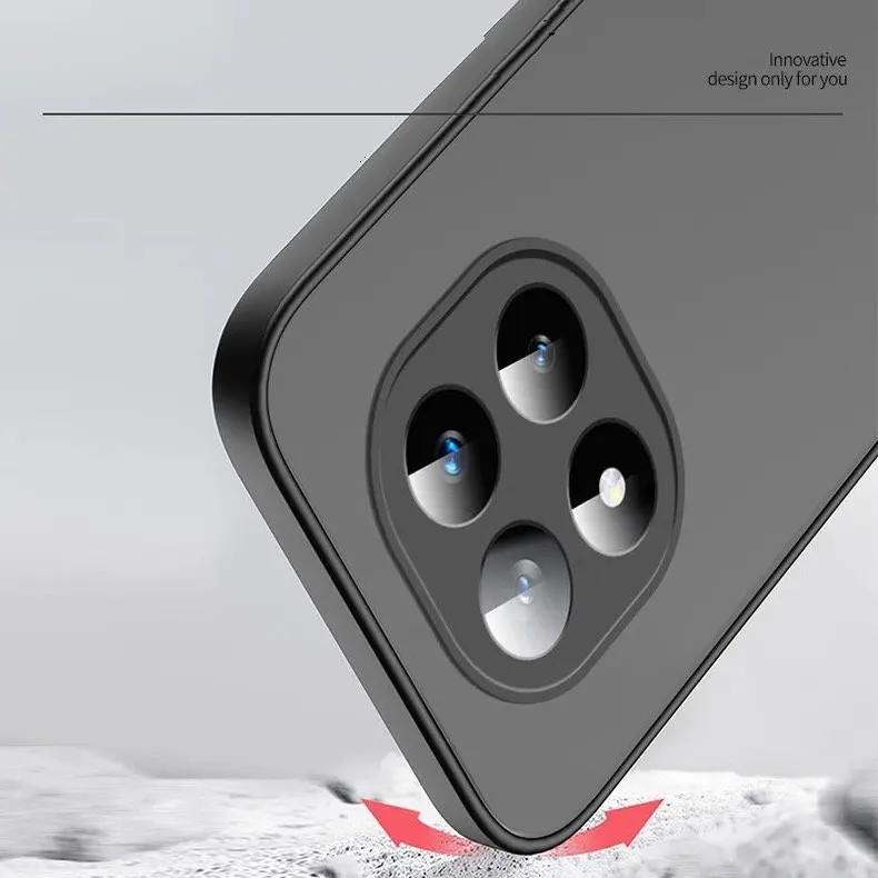 Funda Für Xiaomi Redmi Hinweis 14 Pro 4G Fall Hinweis 14 Pro Plus 5G Abdeckung Coque Matte Transluzente Harte PC Schutzhülle Telefon Stoßstange Pro + – Detail 7