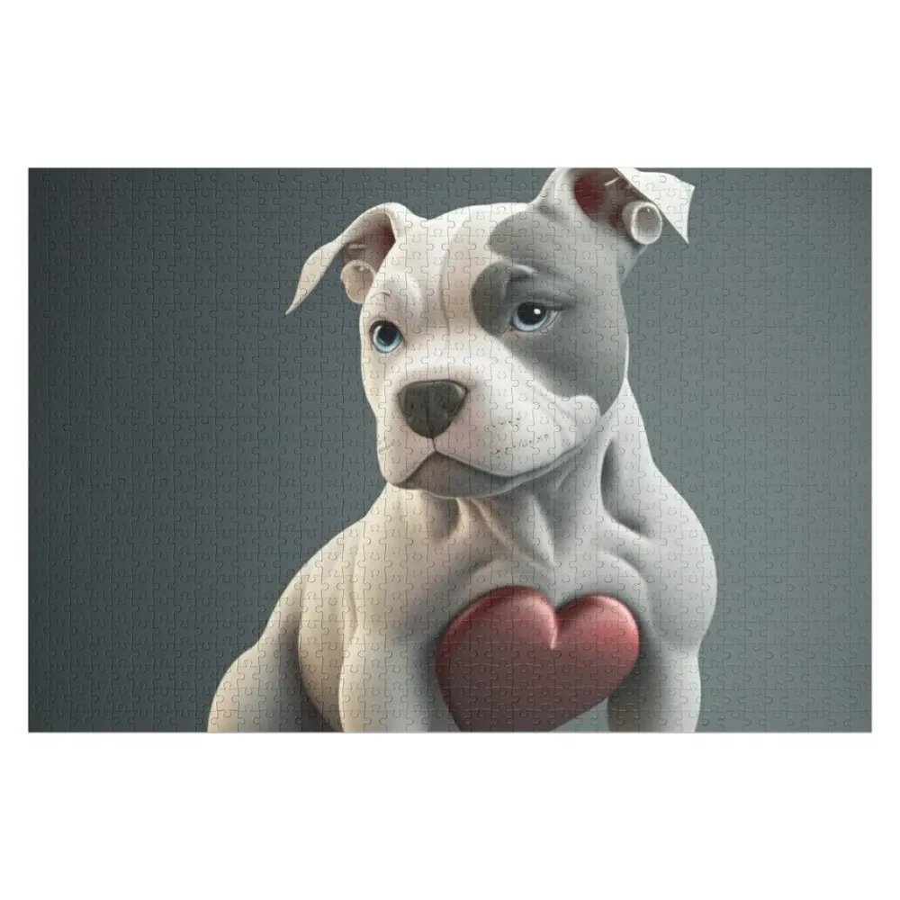 

Серия Pittie Heart (1) — деревянные пазлы с индивидуальным дизайном, персонализированные подарки для детей и взрослых, с возможностью вставки фотографии.