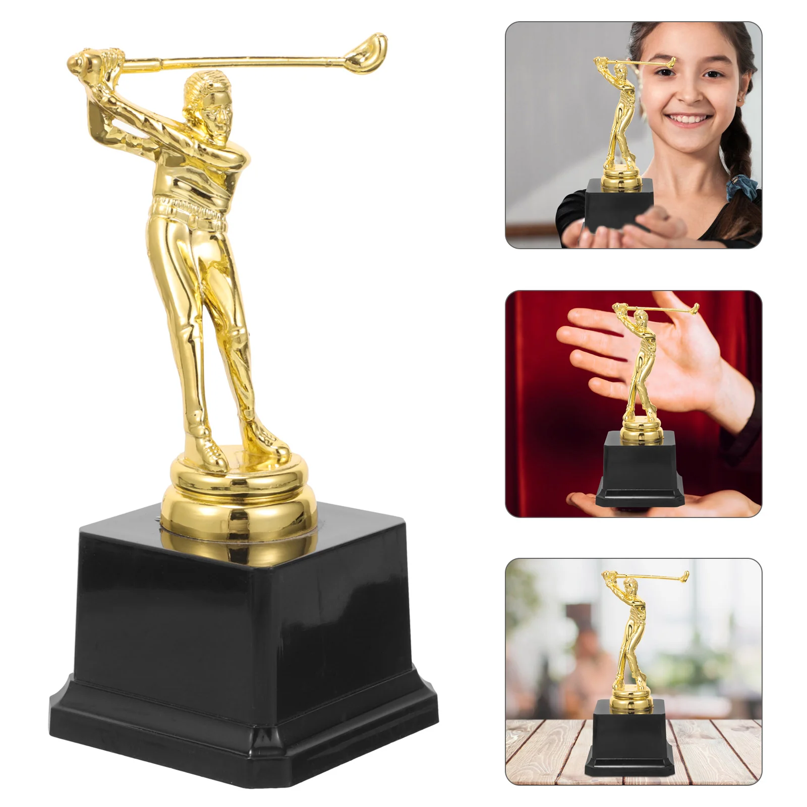 Golf Trophy Awards Customized Cup Trophies The Gift Decor Creative Model Competition for Sports Metal Trophys