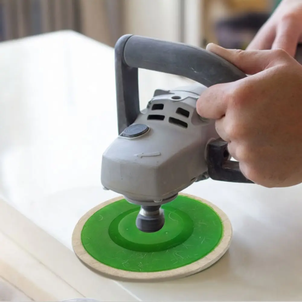 High Density Wool Felt Polishing Wheel For Angle Grinder Buffer Pad Rotary Tool Attachment For Surface Refinishing