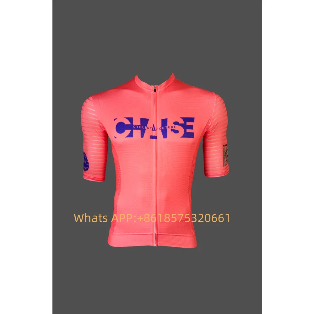 Chaise cycliste couture pánská cyklistika dresy lehoučké prodyšné ilanga dres roupa ciclismo maillot krátký rukáv jízdní kolo topy