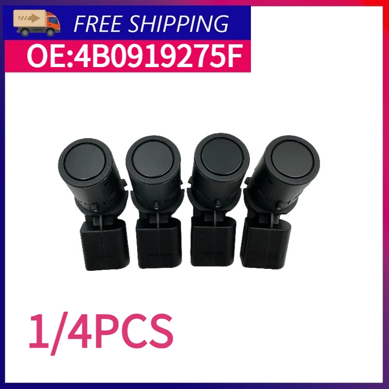 4B0919275F For 2005 2006 2007 2008 Audi A4 B7 B8 S4 A3 A6 C5 C6 C7 PDC Reverse Parking Assist Sensor 1/4PCS